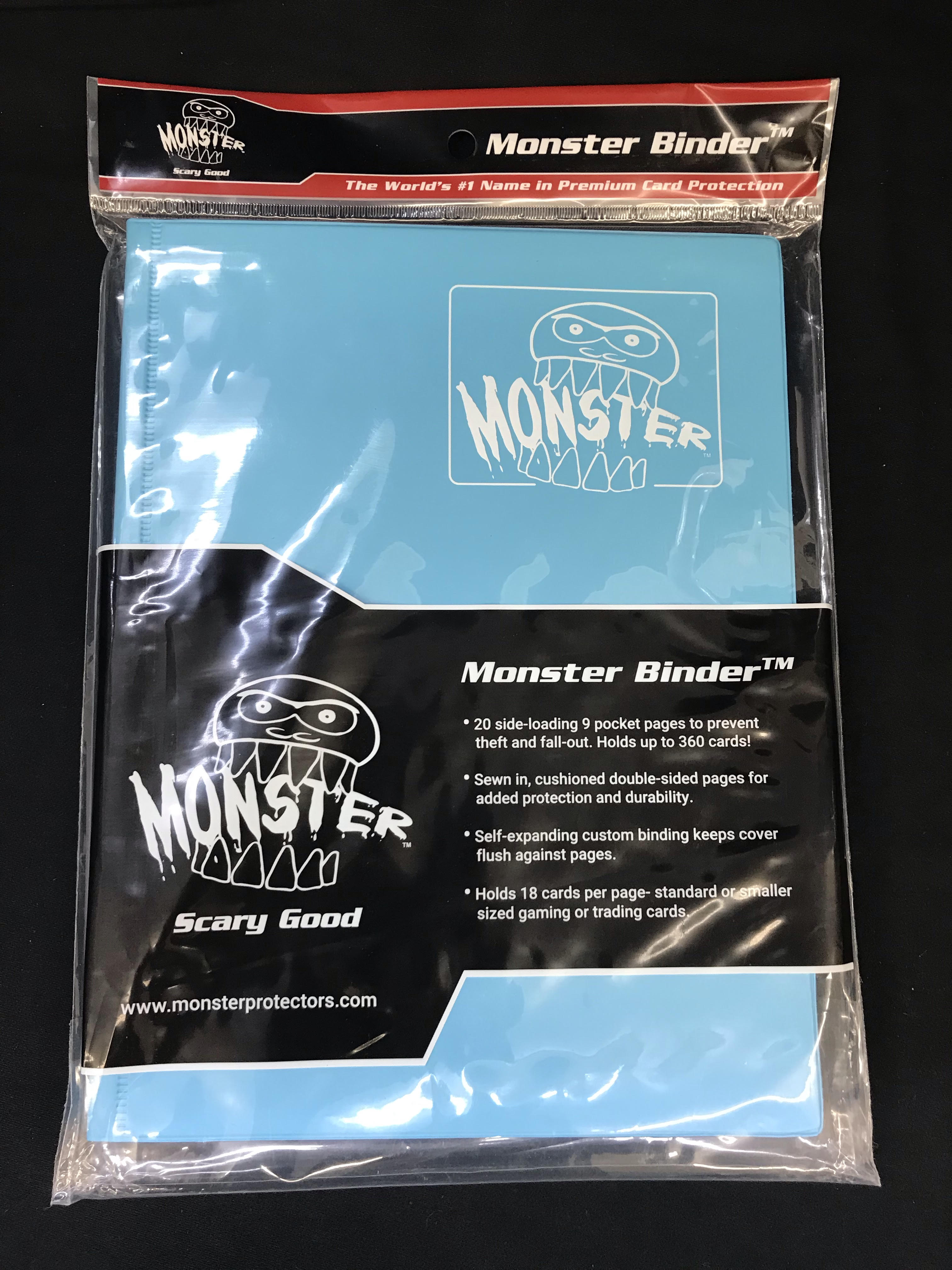 Monster Protectors 9-Pocket Binder - Matte Blue